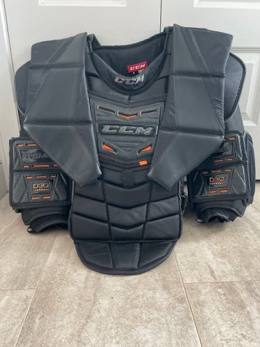 Used Large CCM Pro Stock Premier Pro Goalie Chest Protector