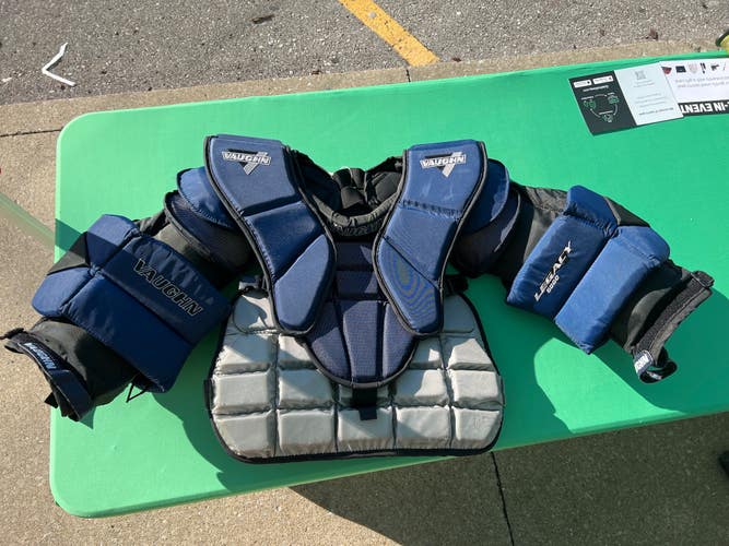 Used Large Vaughn Goalie Chest Protector