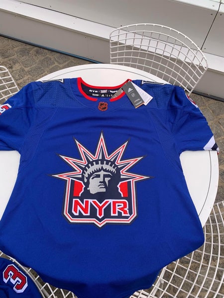 Authentic Adidas New York Rangers Mika Zibanejad Reverse Retro Jersey Size  50
