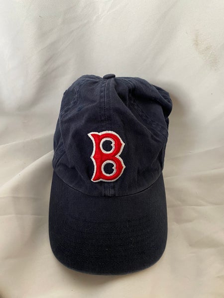 Vintage 90s Logo Athletic Distressed Boston Red Sox Snapback Hat Cap Navy  Blue