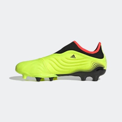 new men's 6.5 Adidas Copa Sense.3 Laceless FG GW3573 Yellow Soccer Boots