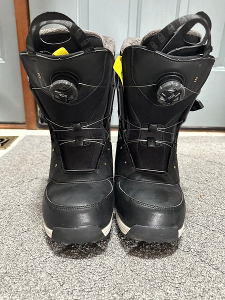 Used Unisex Size 8.0 (Women's 9.0) Salomon Ivy Boa Snowboard Boots Adjustable Flex All Mountain