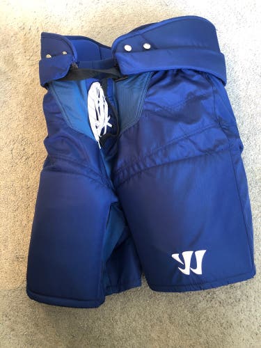 Warrior Covert Pro Stock Hockey Pants Senior XL Royal Blue