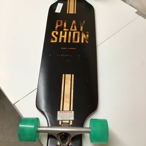Used Play Shion Drop Through Long Skateboards Complete Boards