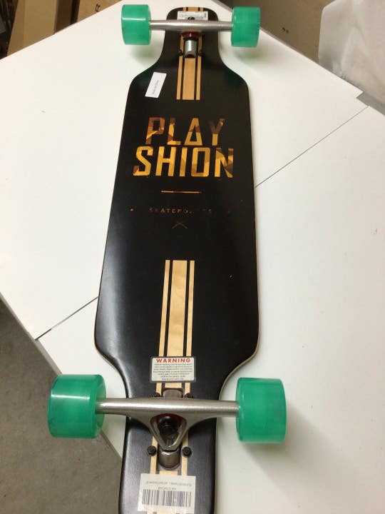 Used Play Shion Drop Through Long Skateboards Complete Boards