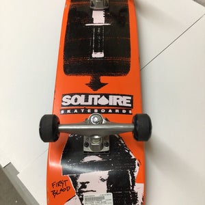 Used Solitaire First Blood Regular Skateboards Complete Boards