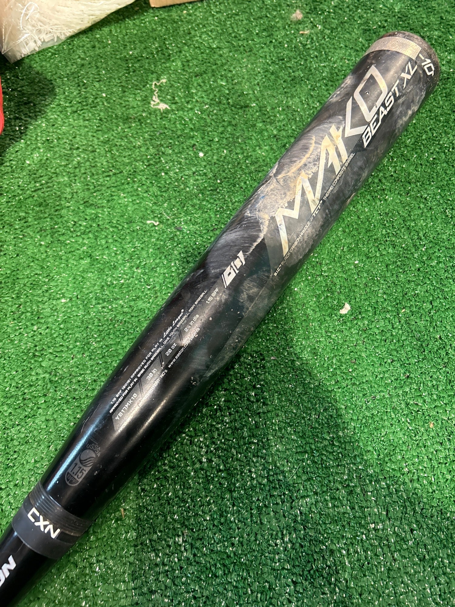 Easton Mako Baseball Bat Sz 30in 20oz Big Barrel Composite $45