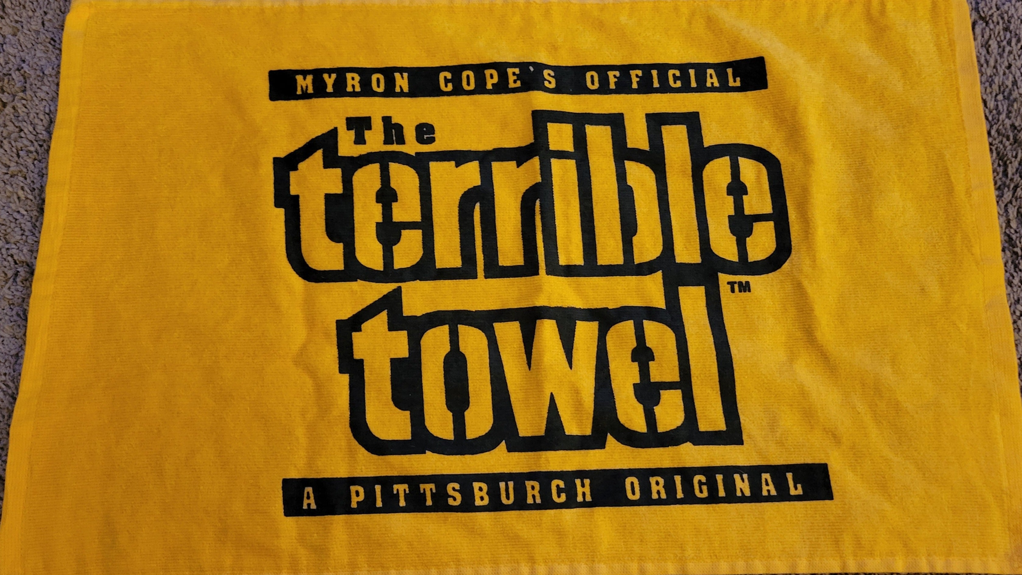 Pittsburgh Steelers Vintage #1 Dad Terrible Towel