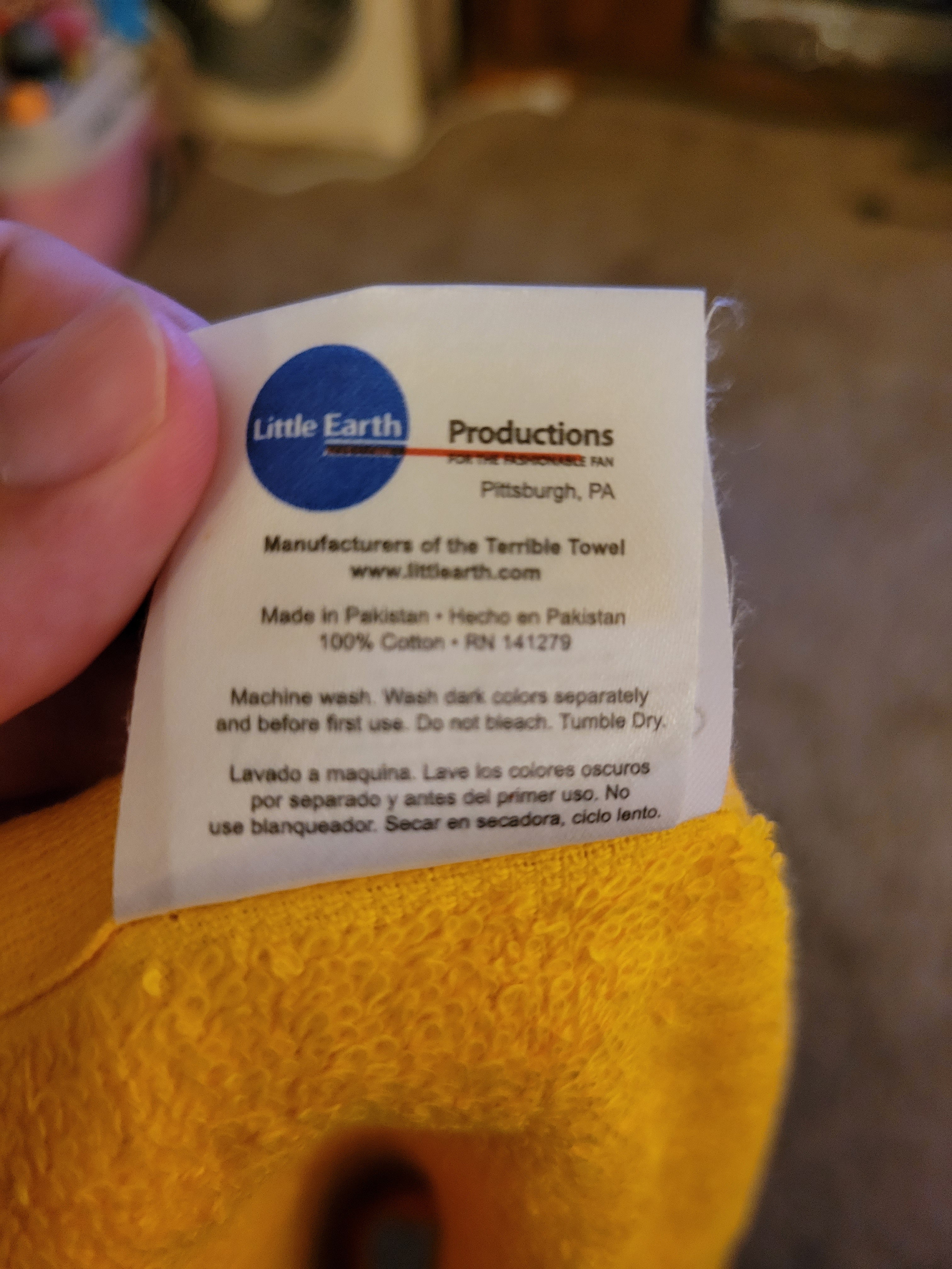Pittsburgh Steelers Football Foam Novelty Toy Vintage Terrible Towel