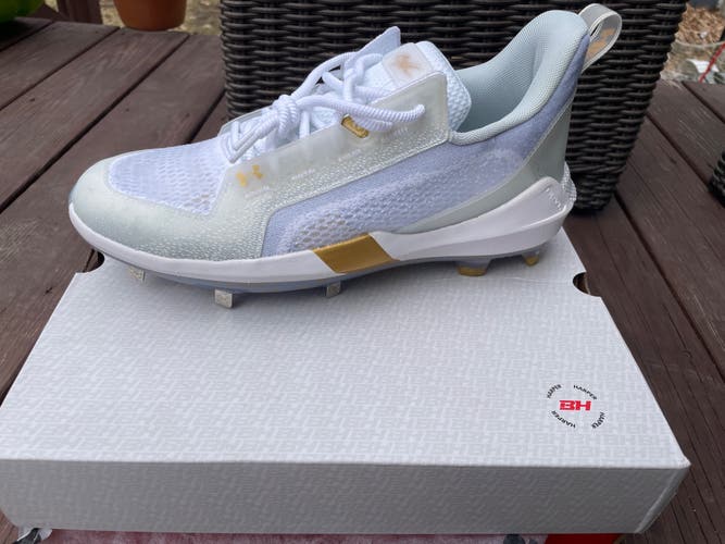 New Under Armour UA Harper 6 Low ST Metal, Size 10.5