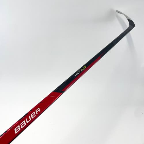 Repaired Right Handed Red Bauer Hyperlite | 65 Flex | P28 Curve | Grip | #E247