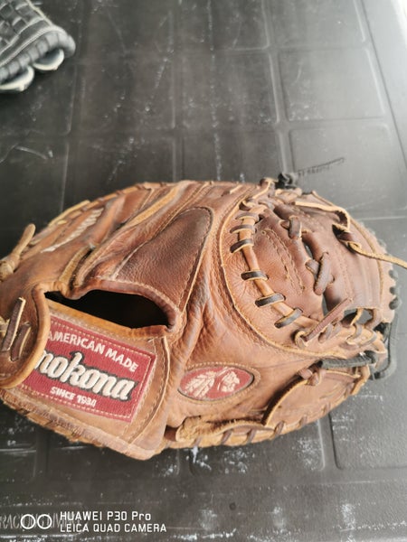 Used Nokona Catcher's Right Hand Throw Wb3200 Baseball Glove 32"