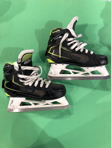 Used Senior Bauer GSX Hockey Goalie Skates (Regular) - Size: 4.5