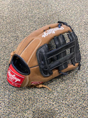 Used Rawlings Premium Series Right Hand Throw Outfield Baseball Glove 12.75"