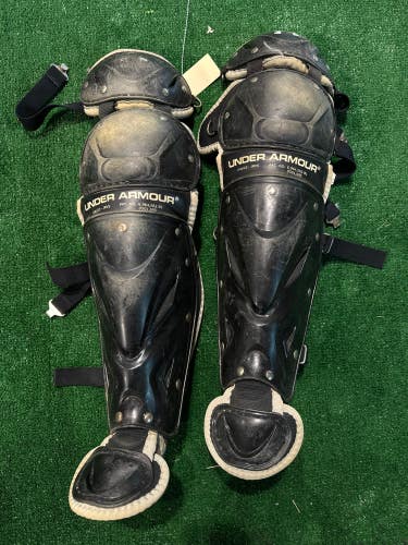 Used Adult Under Armour Catcher's Leg Guards