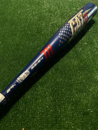 Used USSSA Certified Marucci Cat 9 Alloy Bat -8 24OZ 32"