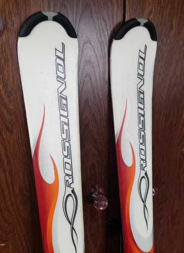 160cm ROSSIGNOL ROC X Skis w/ROSSIGNOL Bindings ADULT *USED* CLEAN