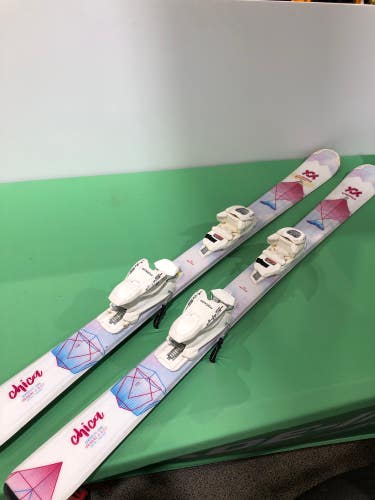 Used Volkl Chica (120 cm) Skis with Bindings