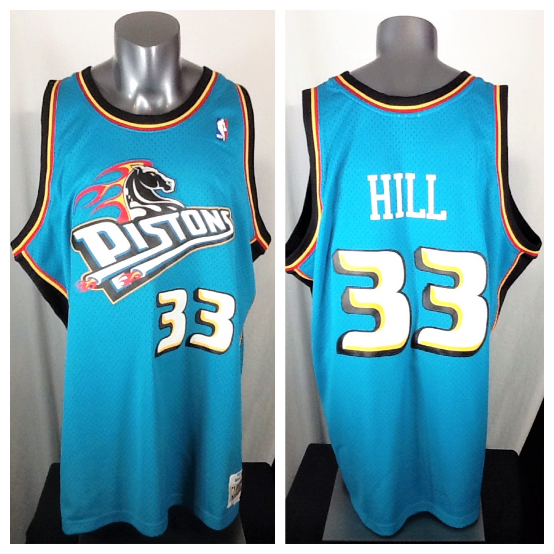Mitchell & Ness Grant Hill #33 (3XL) Detroit Pistons NBA Jersey