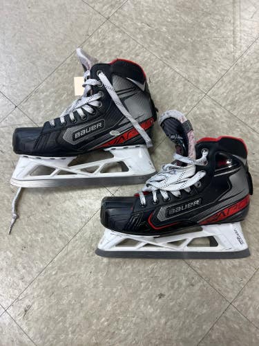 Senior Used Bauer Vapor X2.7 Hockey Goalie Skates D&R (Regular) 7.5
