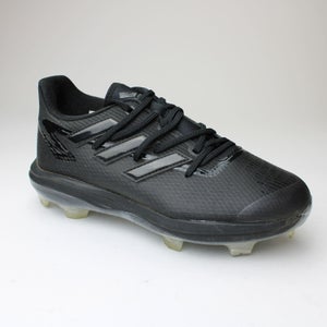 new youth/boys 3.5 ADIDAS adizero afterburner 8 TPU molded BASEBALL CLEATS SHOES black