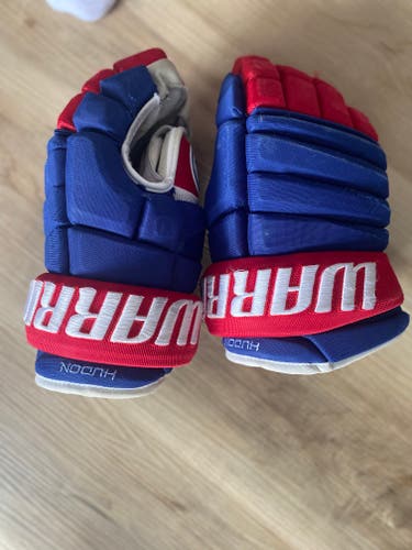 Montreal Used Warrior Alpha Gloves 13" Pro Stock