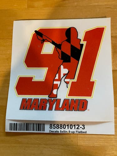 Team 91 Maryland Car Decal