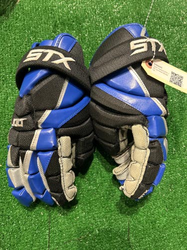 Used Position STX Jolt Lacrosse Gloves 10"