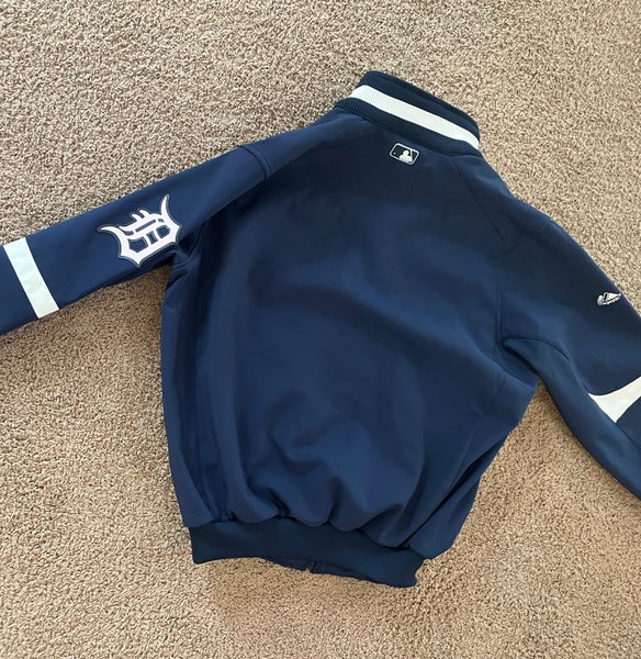 Detroit Tigers Nike Authentic Collection Dugout Full-Zip Jacket -  Navy/Orange