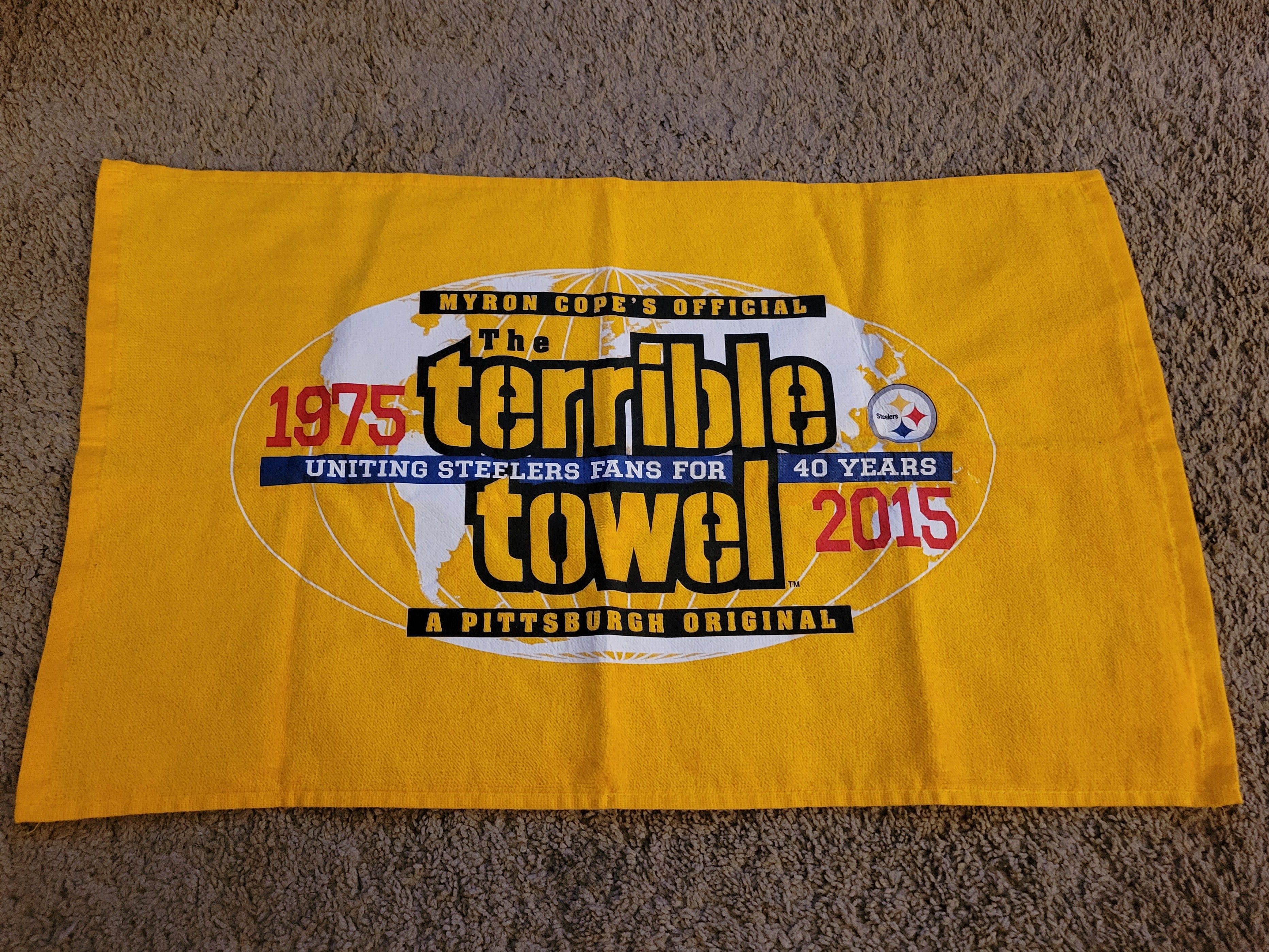 Pittsburgh Steelers, Games, Pittsburgh Steelers Vintage Logo Mcarthur Golf  Towel Logo Golf Ball 24l X 5