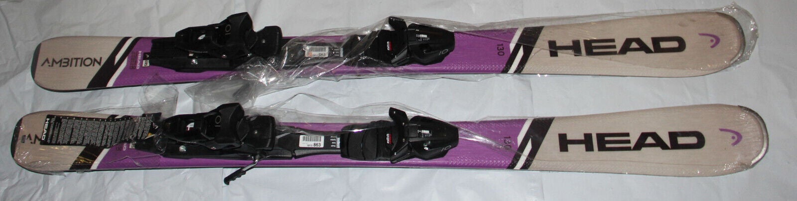 NEW Head Ambition 130cm R Skis with size adjustable SP 10 GW Bindings 2022