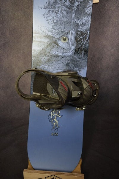 BURTON A. 55 SNOWBOARD SIZE 155 CM WITH BURTON size LAREGE