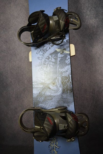 BURTON A. 55 SNOWBOARD SIZE 155 CM WITH BURTON size LAREGE