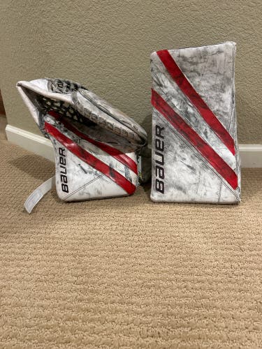 Regular Senior Bauer Vapor 3X Goalie Glove and Blocker