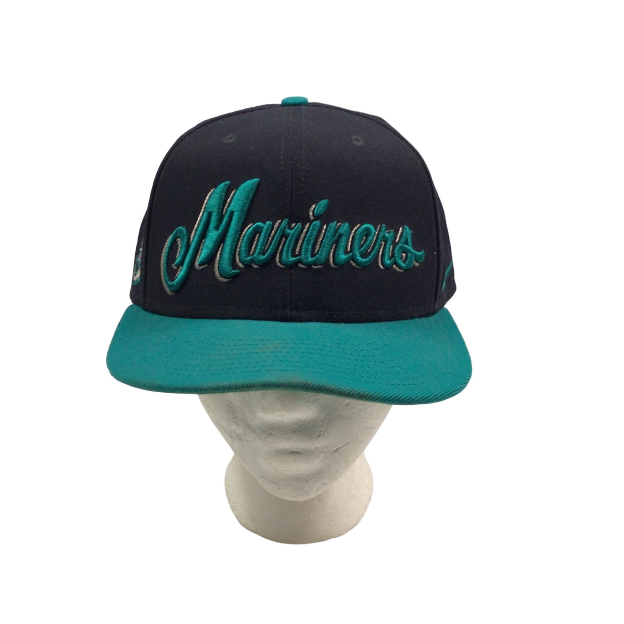 Vintage 90s 00s Seattle Mariners Fitted Hat Size 7 MLB Baseball Cap