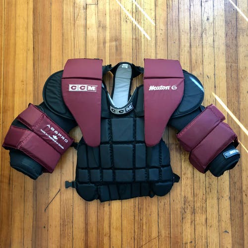 CCM Heaton 6 AB6 Pro Goalie Chest Protector, Senior, Size Small