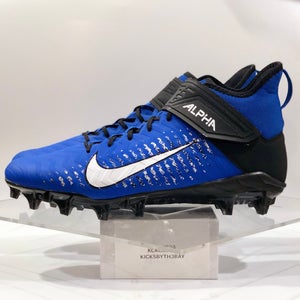 Nike Alpha Menace Pro 2 Mid Royal Blue Football Cleats AQ3209 402 Mens size 12.5