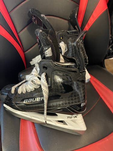 Senior New Bauer Supreme Mach Hockey Skates Size 9.5 Fit 1 w/ TI Steel **OFFERS EXCEPTED**