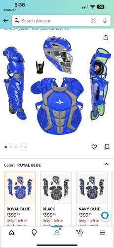 All Star System 7 Catcher's Set