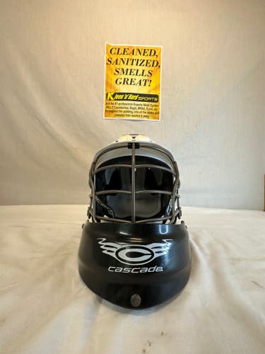 Used Goalie Cascade CPV White XS Helmet