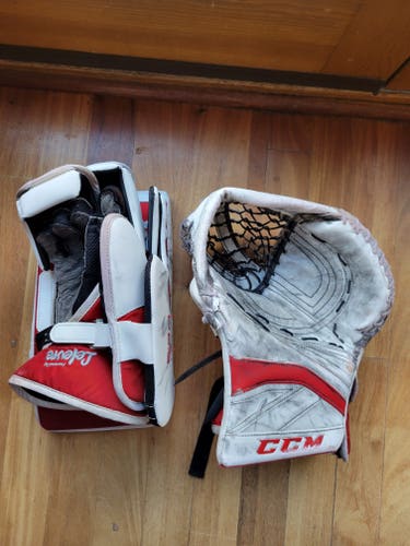 Senior Used CCM Premier P2.9 Catcher and Blocker