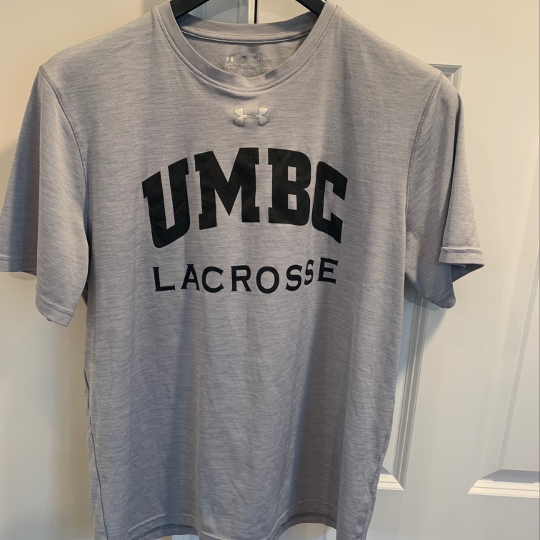 Team-Issued Grey Under Armour UMBC Lacrosse Shirt