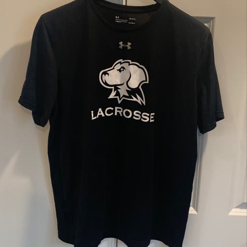 Large Black Team-Issued UMBC Lacrosse Shirt