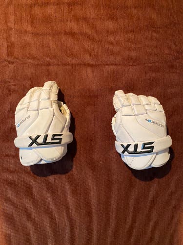 Used Player's STX Medium Surgeon 400 Lacrosse Gloves