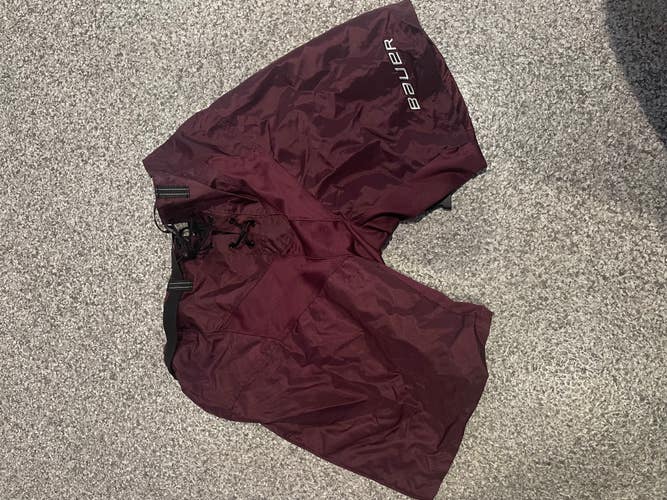 Maroon Senior XL Bauer Supreme Pant Shell