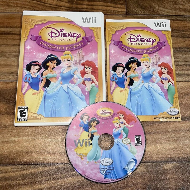 Disney Princess Enchanted Journey Nintendo Wii Video Game Complete With Manual