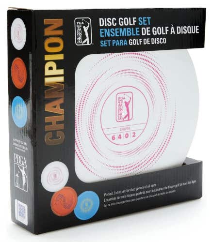 PGA TOUR Golf Champion 3-Disc Starter Set - Driver, Mid-Range & Putter