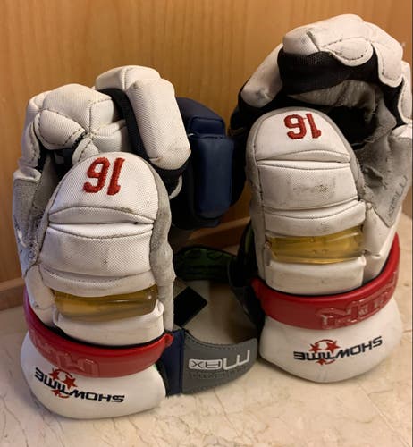 Maverik Showtime 2016 throwback Max Lacrosse Gloves large