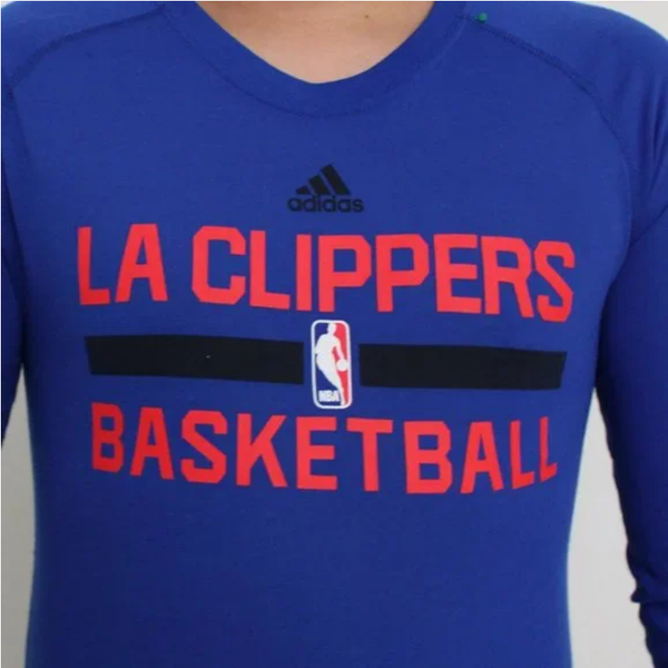 NBA Adidas Los Angeles Clippers Basketball Gametime Shirt Adult (Medium)