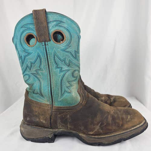 Durango DWRD016 Lady Rebel Square Toe Western Cowgirl Womens Boots Size 11M